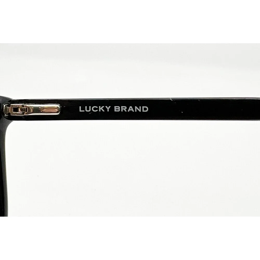 Lucky Brand Eyeglasses Mens Black Square VLBD532 52-19-145